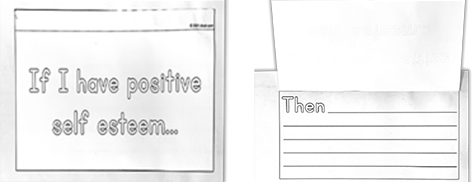 If I have positive self esteem foldable