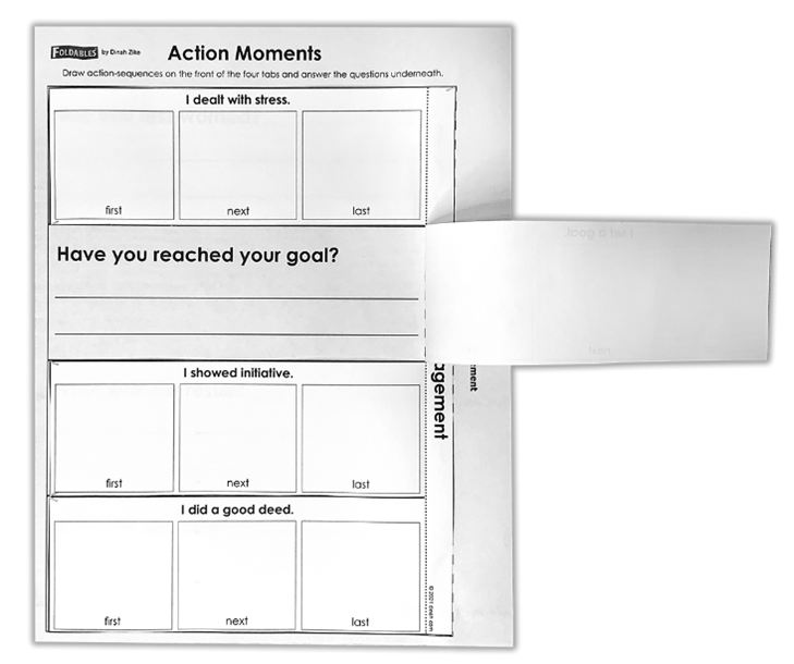 Have you reached your goal foldable