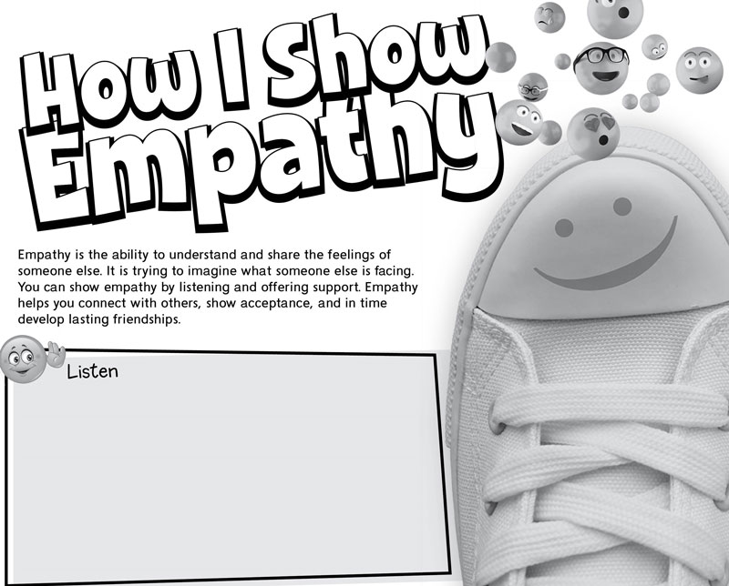 Walk in my sneakers - empathy activity | Empathy activities, Social skills,  Social emotional learning activities