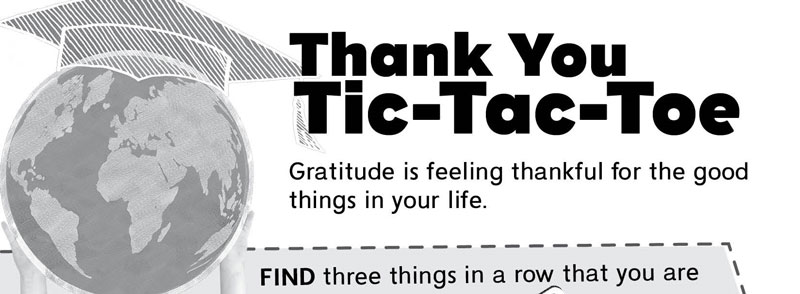 Thank You Tic-Tac-Toe activity