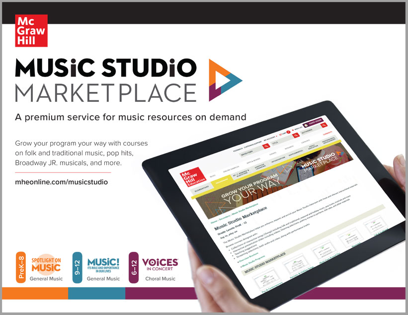 Music Studio Marketplace screenshot on tablet