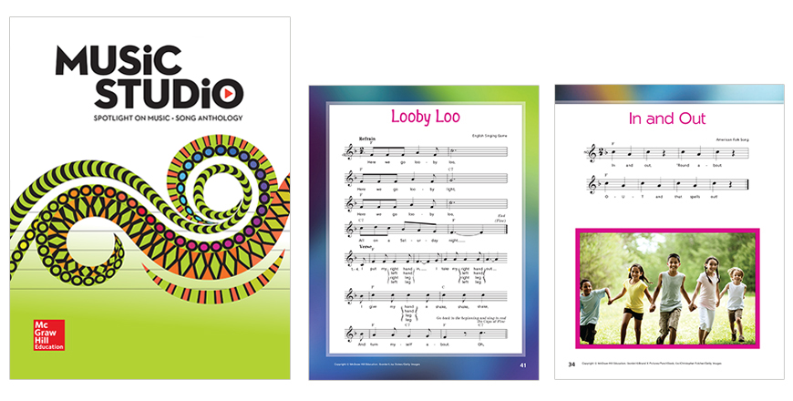 Spotlight on Music cover and sheet music examples