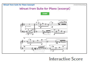 minuet from Suite for Piano (excerpt) music