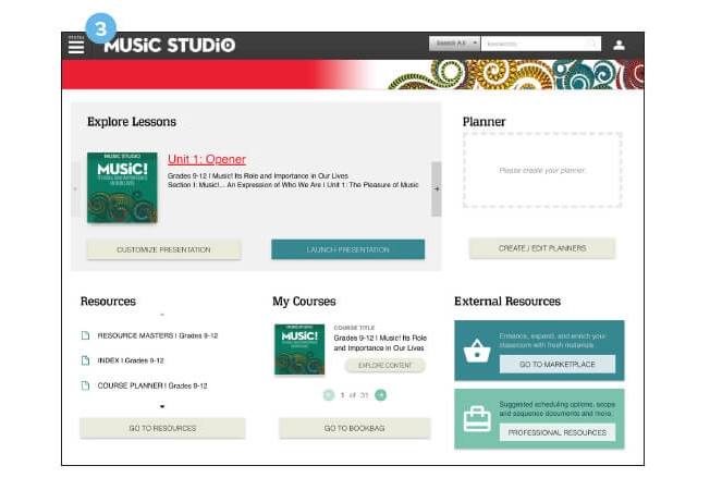 Music Studio Dashboard