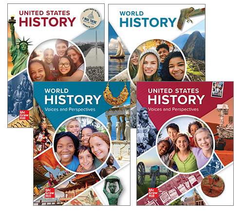 US History and World History covers