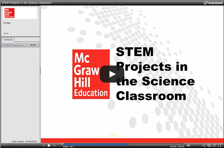 STEM Projects for the Science Classroom