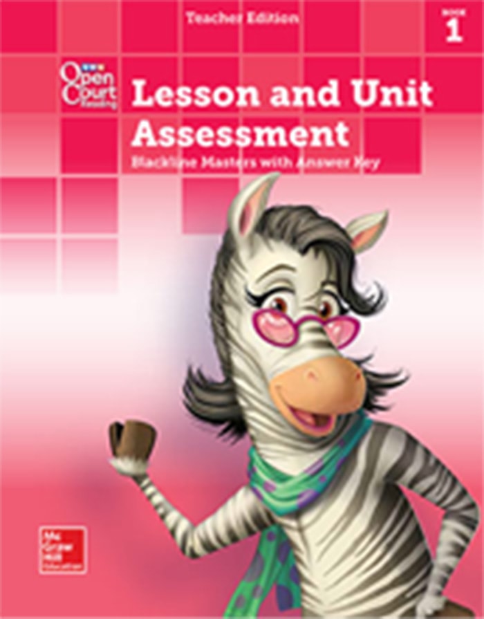 Lesson and Unit Assessment Blackline Master with Answer Key, Unit 1 Teacher Edition