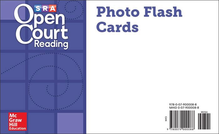 Open Court Reading Photo Flash Cards