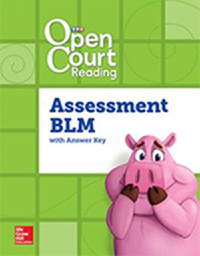 Open Court Reading Assessment BLM with Answer Key