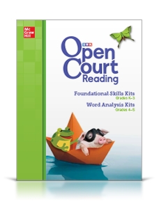 Open Court Reading Foundational Skills Kit and Word Analysis Kits overview brochure cover