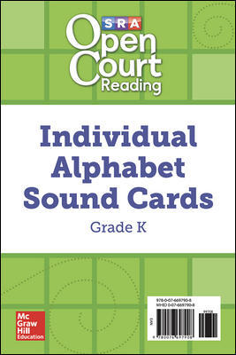 Open Court Reading  Individual Sound Cards Grade K