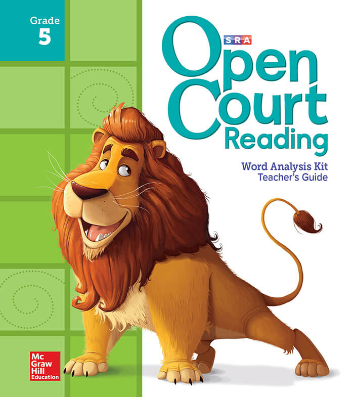 Open Court Reading Word Analysis Kit Teacher's Guide, Grade 5