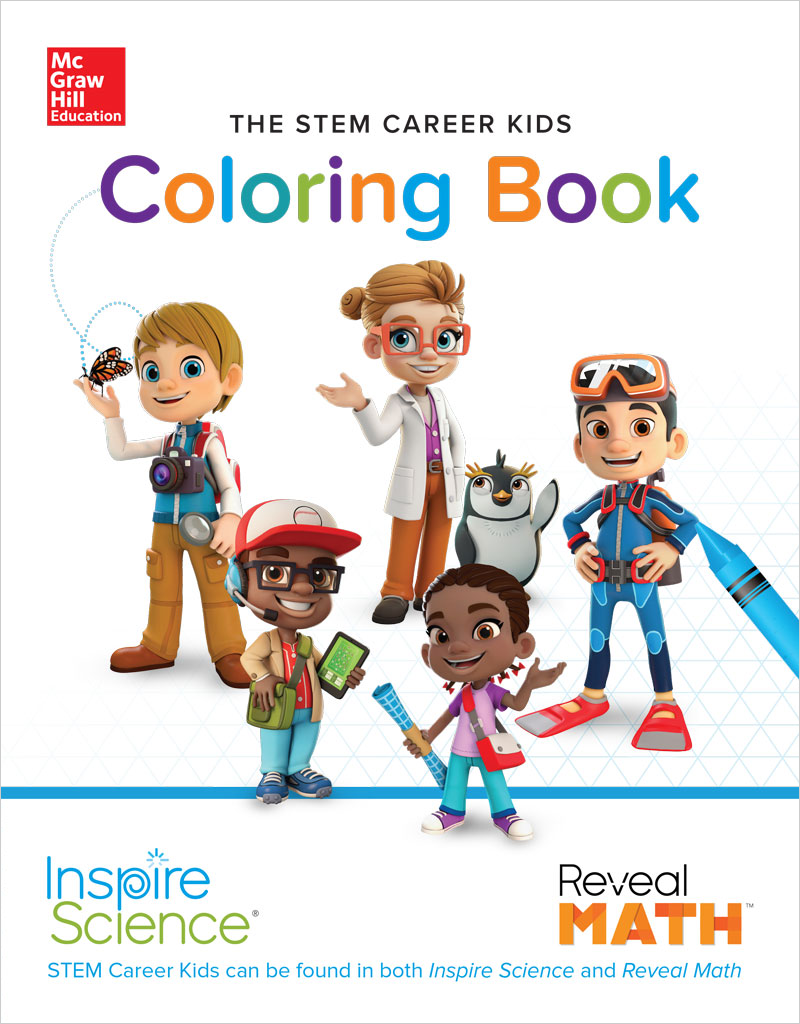 STEM Career Kids Coloring Book
