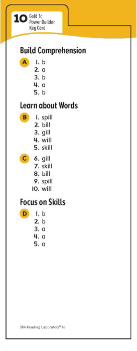 Gold 1c Power Building Key Card example