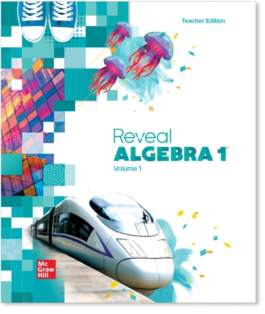 Reveal Geometry Volumn 2 Teacher Edition cover and digital screenshot on tablet
