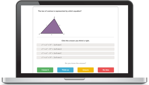 Learnsmart screenshot on laptop