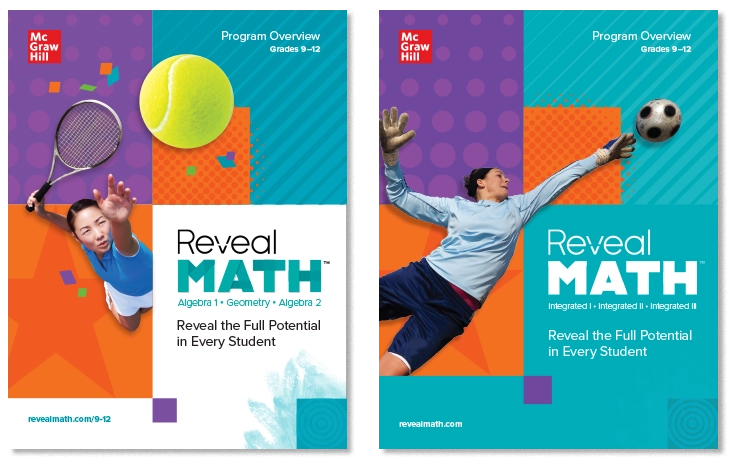 Reveal Math Program Sampler covers