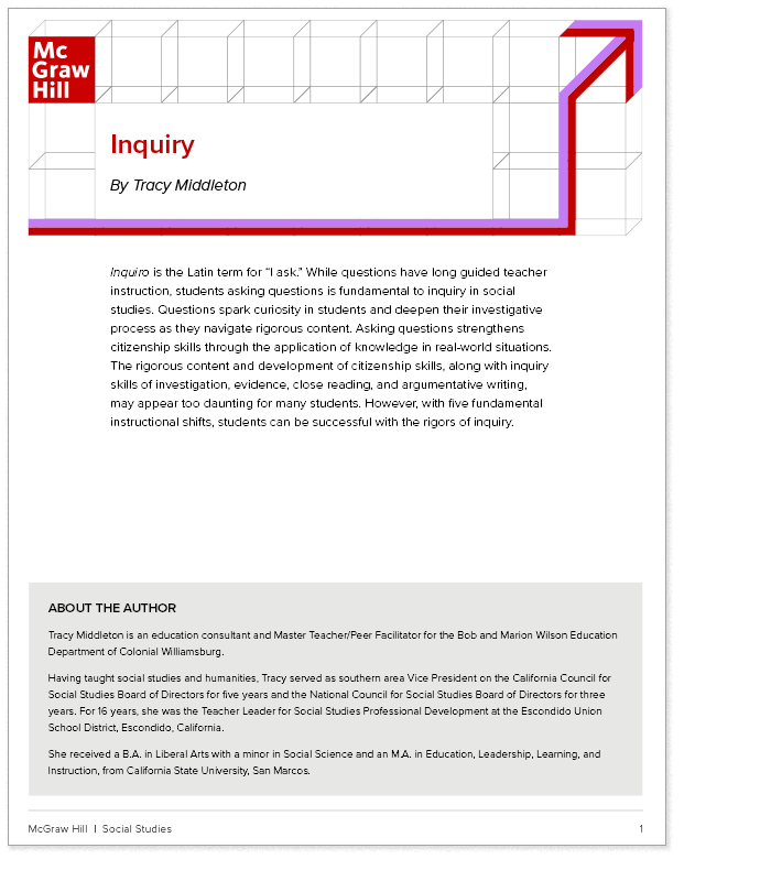 Inquiry white paper