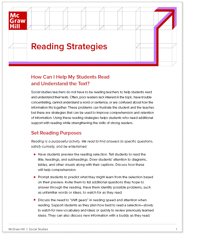 Reading Strategies white paper