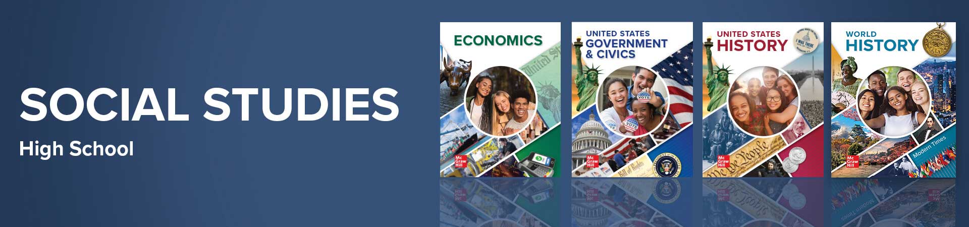 High School Social Studies logo and covers
