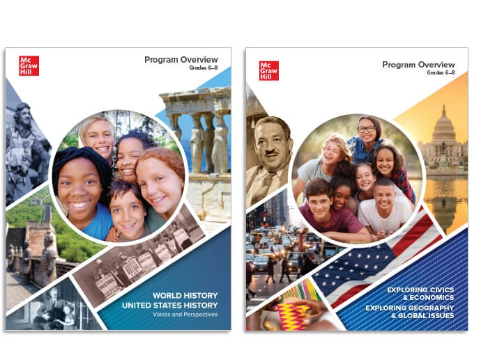Middle School World History, US History and Civics & Economics Program Overviews