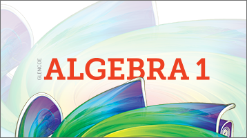 Glencoe Algebra 1 logo