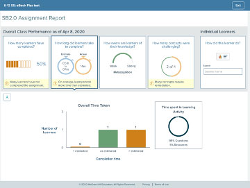 screenshot of Assignment report example