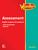 Wonders ELD Assessment Grade 3 cover