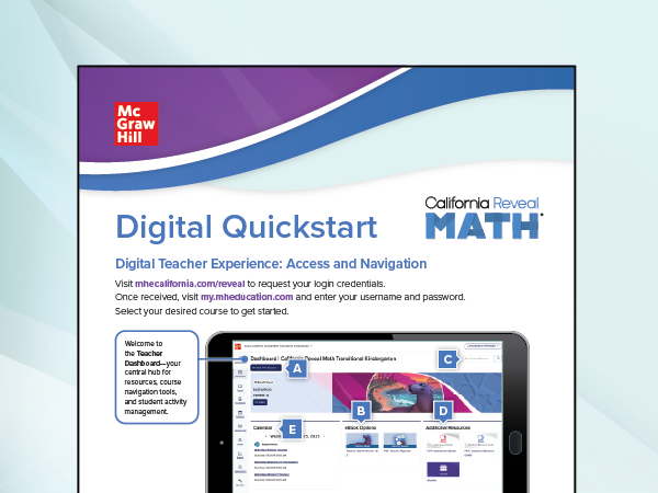 The digital quickstart guide.