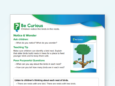 Sense-Making Routines: Be Curious A Be Curious sense-making routine.