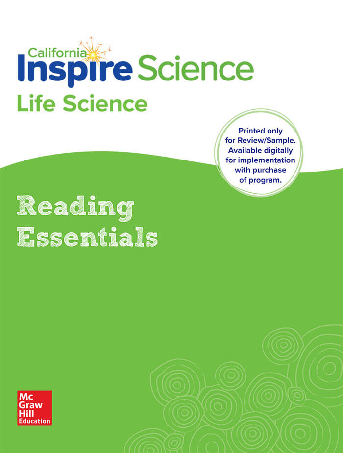 Inspire Life Science, Reading Essentials cover