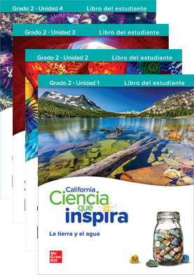 California Ciencia que inspira seres vivos covers, Grade 2