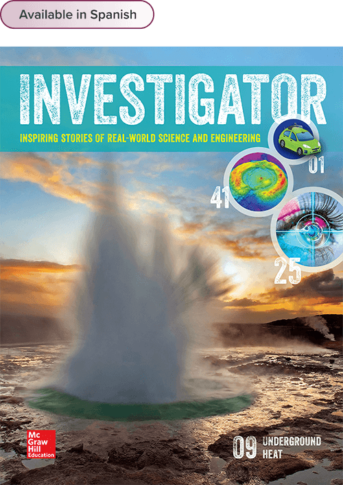 Investigator articles cover, Grade 4; Available in spanish