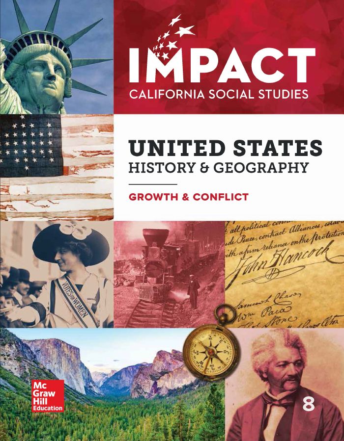 IMPACT California Social Studies US History & Geography Growth & Conflict cover