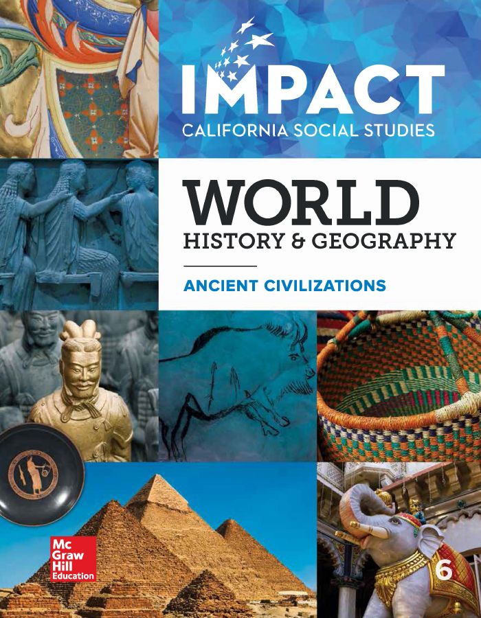 IMPACT California Social Studies World History & Geography Ancient Civilizations cover