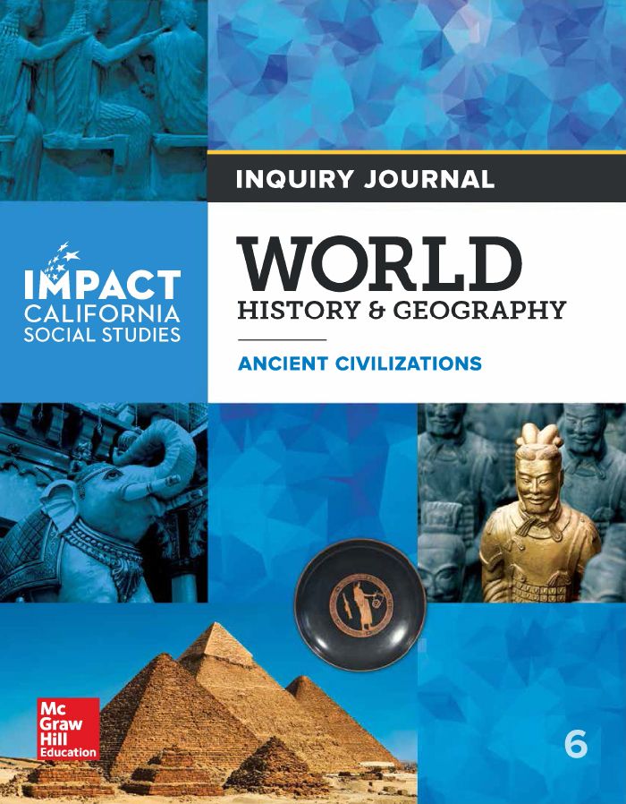 IMPACT California Social Studies World History & Geography Ancient Civilizations Inquiry Journal cover