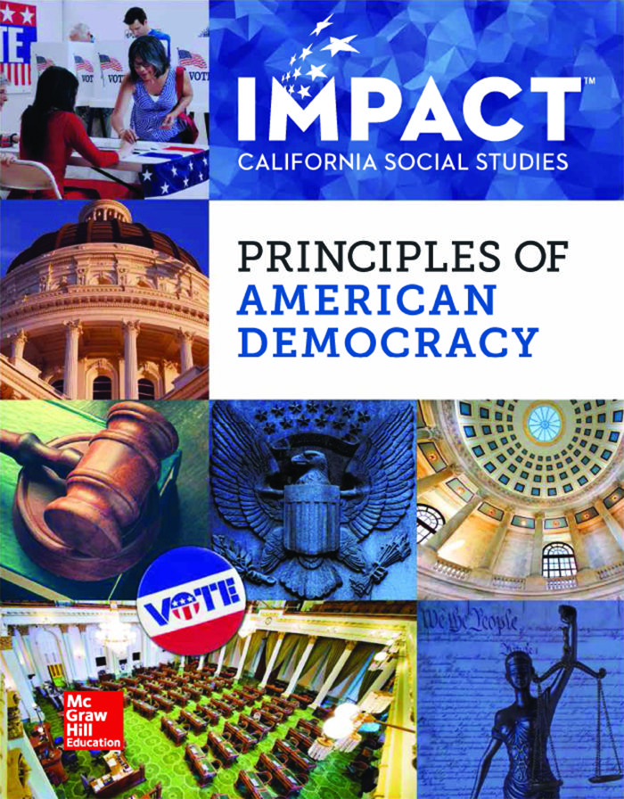 IMPACT California Social Studies Principles of American Democracy cover