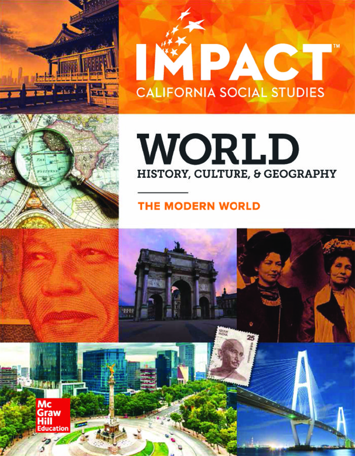 IMPACT California Social Studies World History, Culture, & Geography The Modern World cover