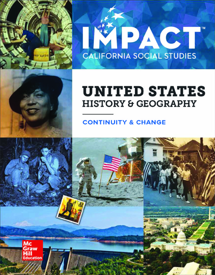 IMPACT California Social Studies US History & Geography Continuity & Change cover