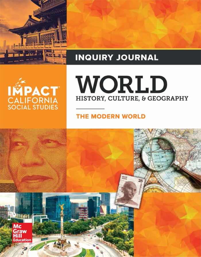 IMPACT California Social Studies World History, Culture, & Geography The Modern World Inquiry Journal cover