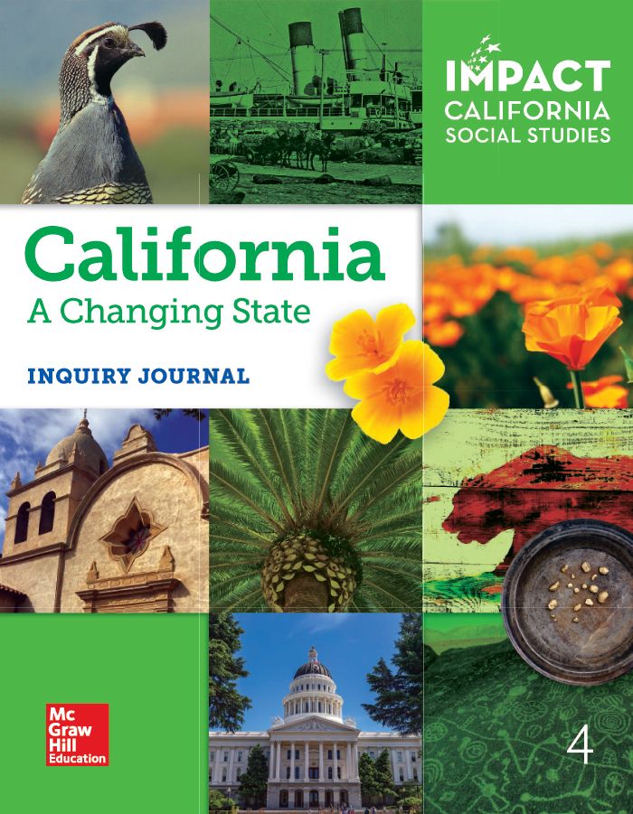 IMPACT California Social Studies California A Changing State Inquiry Journal cover