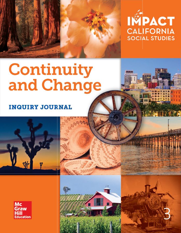 IMPACT California Social Studies Continuity and Change Inquiry Journal cover