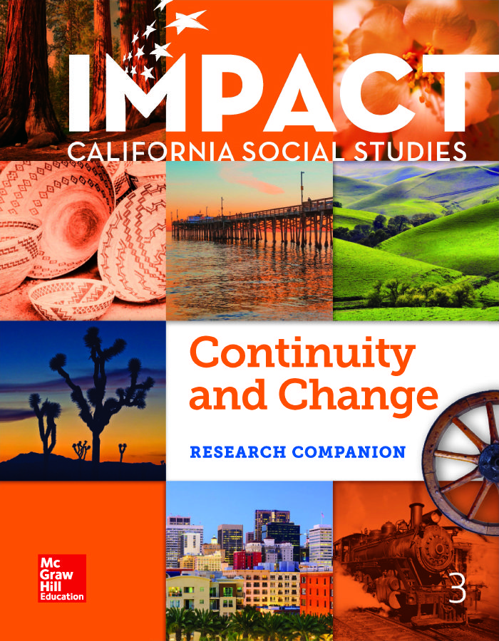 IMPACT California Social Studies Continuity and Change Research Companion cover