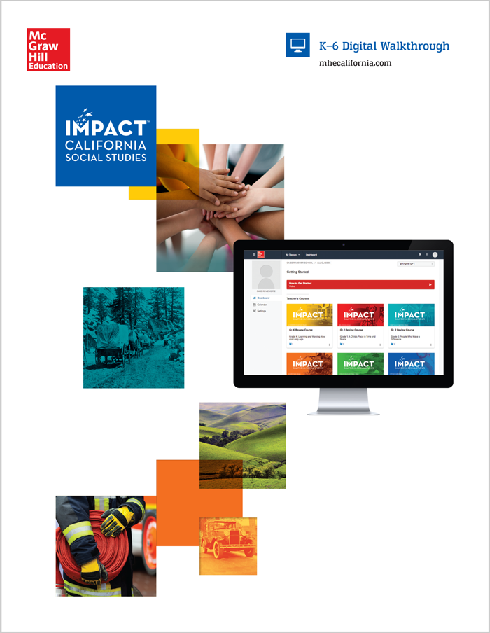 IMPACT Calfiornia Social Studies K–6 Digital walkthrough cover