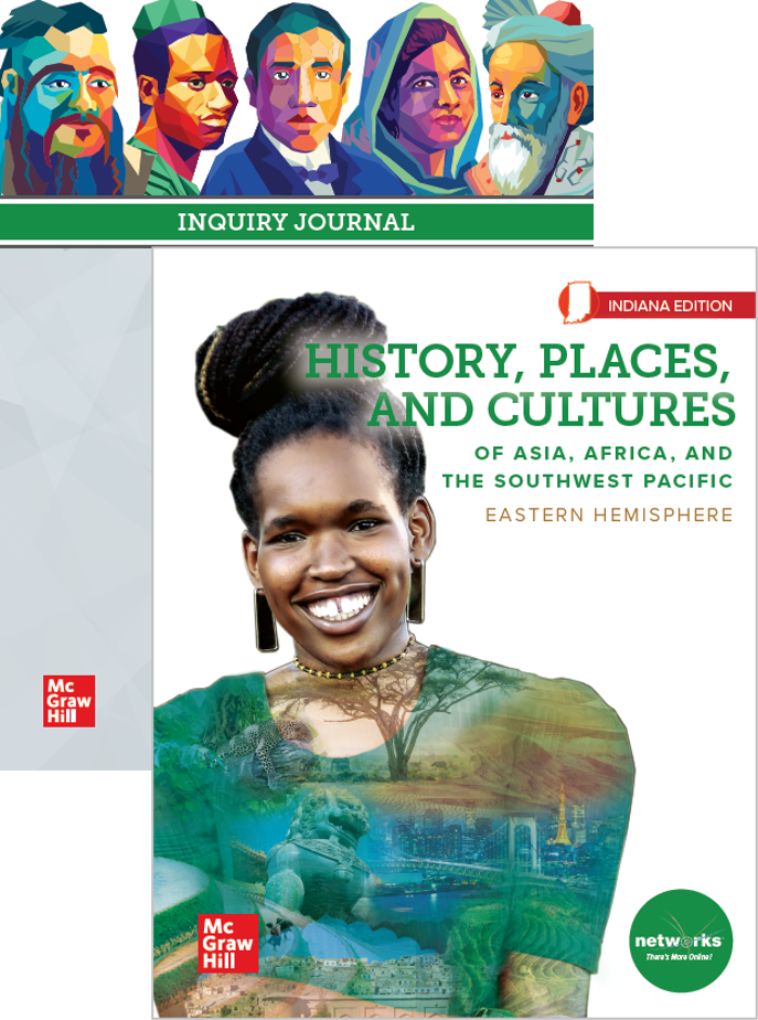 History, Places, and Cultures of Africa, Asia, and Southwest Pacific: Eastern Hemisphere Inquiry Journal cover, Indiana Edition