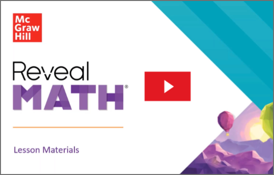 Reveal Math Lesson Materials video