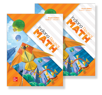 Indiana Reveal Math Grade 3 covers