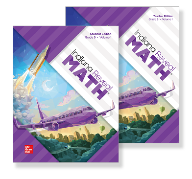 Indiana Reveal Math Grade 5 covers