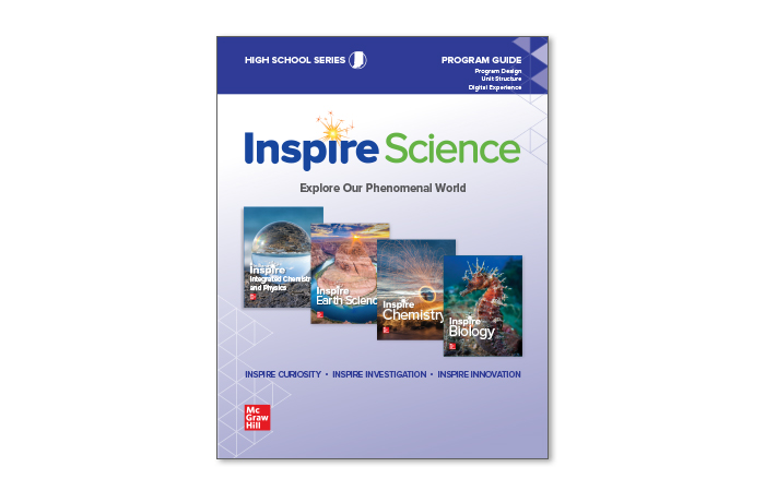 Inspire Science High School Series Program Guide cover