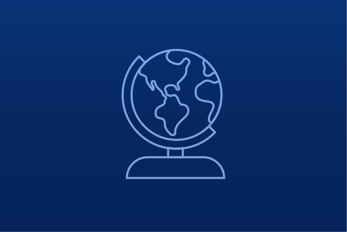 A globe.